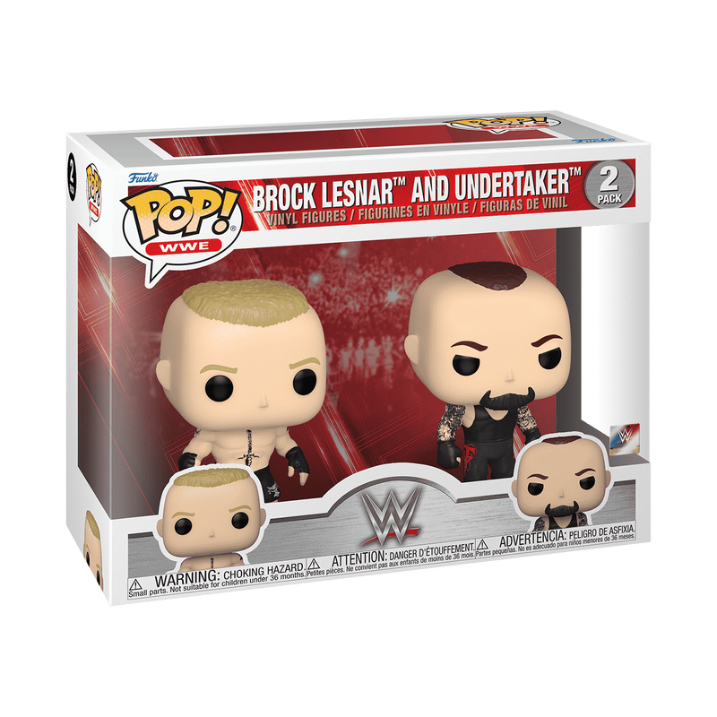 Funko Pop 2 Pack WWE Brock Lesnar and Undertaker