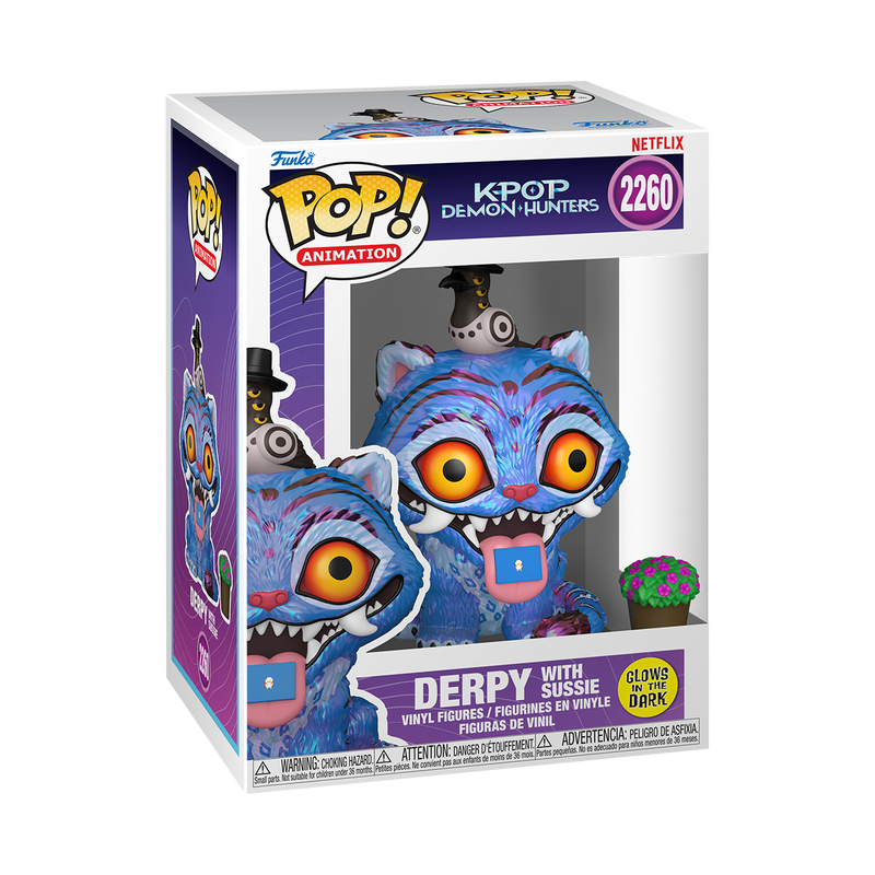 Funko Pop #2260 K-Pop Demon Hunters Derpy with Sussie (Glow)