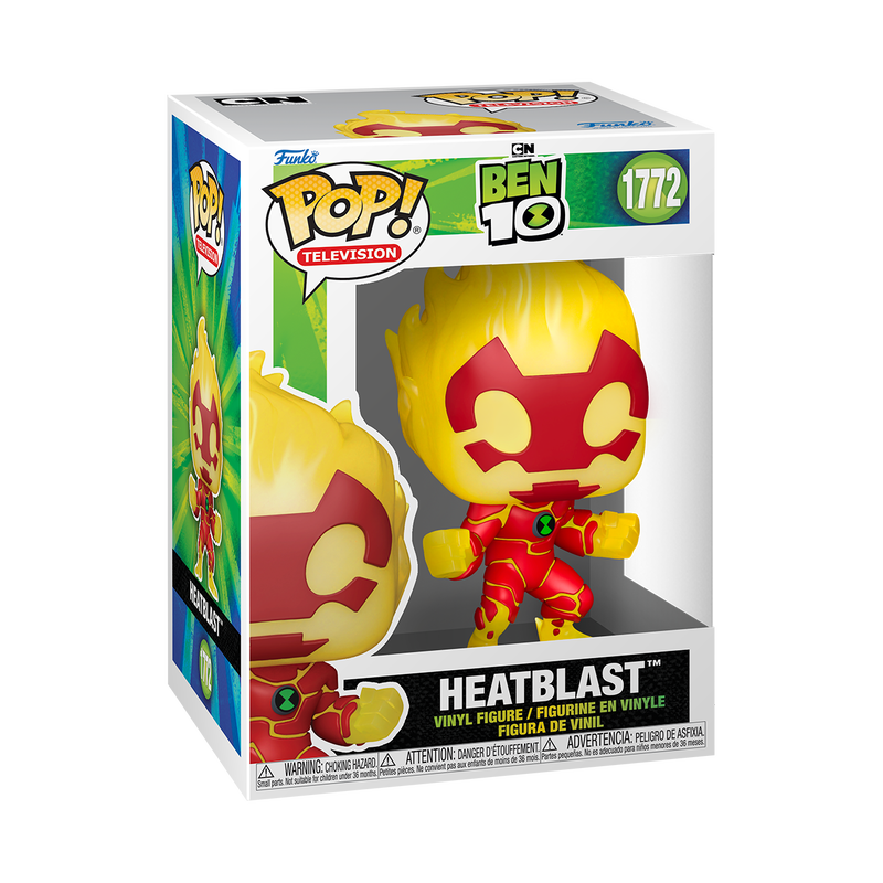 Funko Pop #1772 Cartoon Network Ben 10 Heatblast