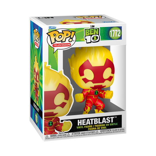 Funko Pop #1772 Cartoon Network Ben 10 Heatblast