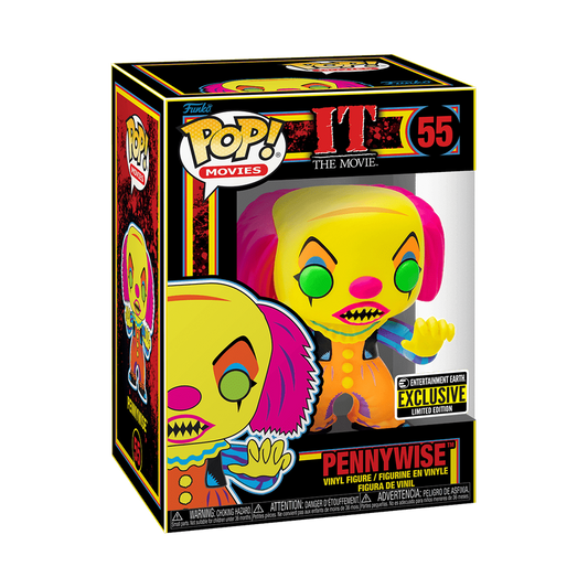 Funko Pop #55 IT The Movie Pennywise Blacklight