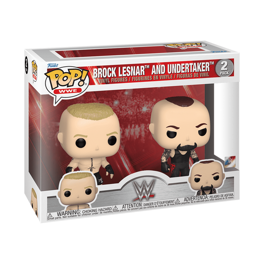 Funko Pop 2 Pack WWE Brock Lesnar and Undertaker