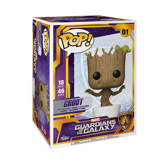 Funko Pop #01 Marvel Guardians of the Galaxy Dancing Groot 18in Mega