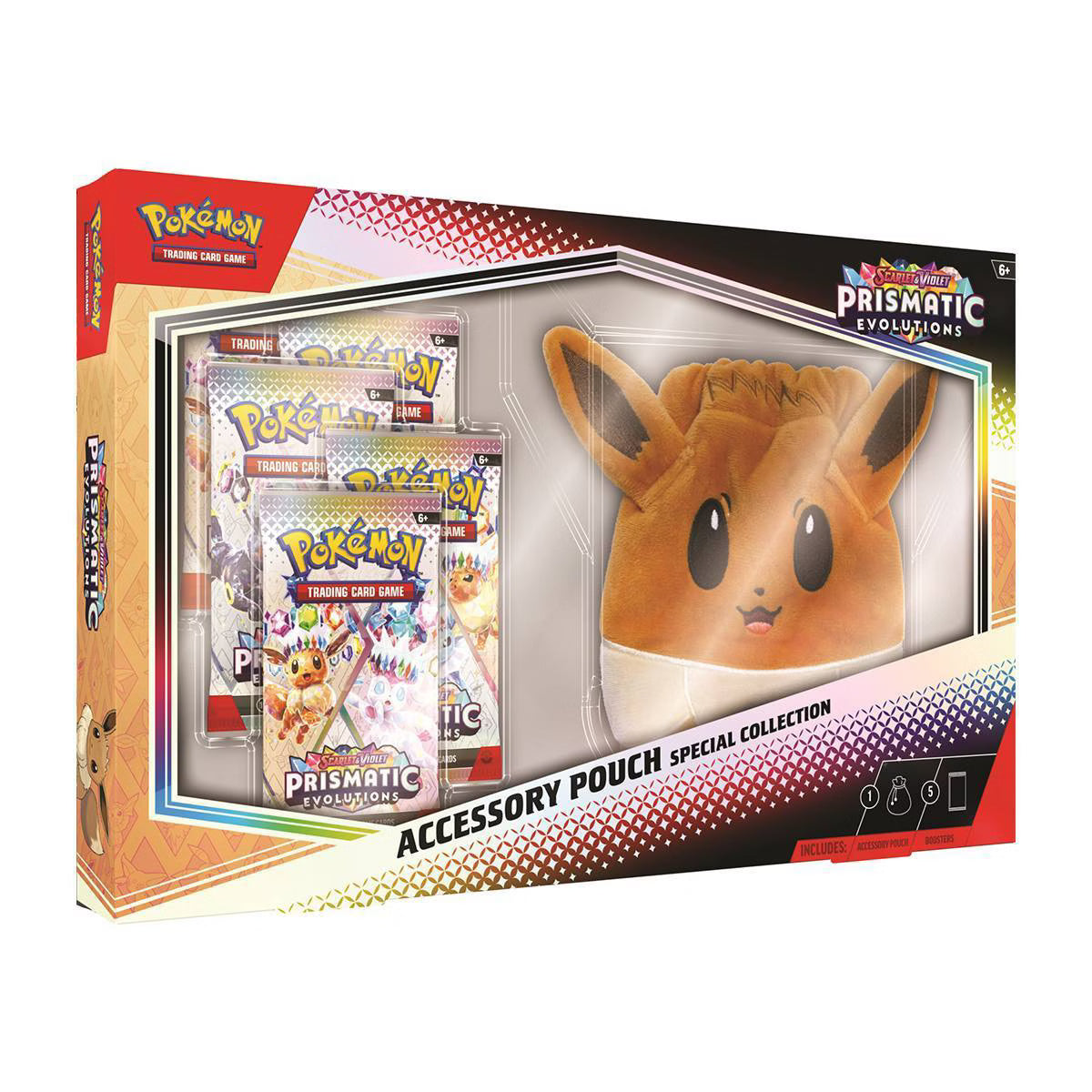 Pokemon Prismatic Eevee Pouch Collection Box