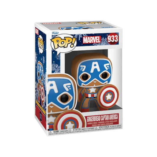 Funko Pop #933 Marvel Gingerbread Captain America