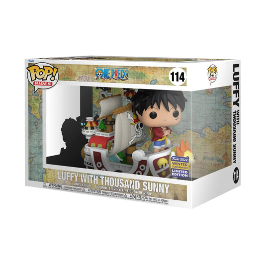 Funko Pop #114 One Piece Luffy W/ Thousand Sunny 2022 Winter Shared
