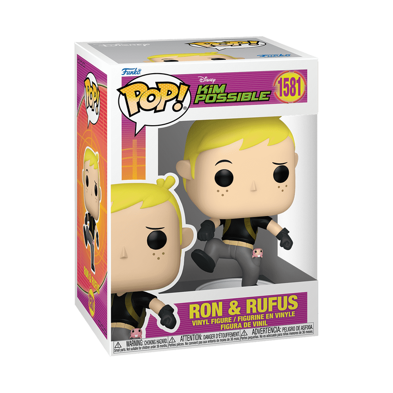 Funko Pop #1581 Disney Kim Possible Ron & Rufus