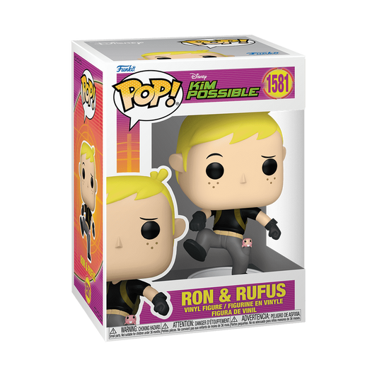 Funko Pop #1581 Disney Kim Possible Ron & Rufus