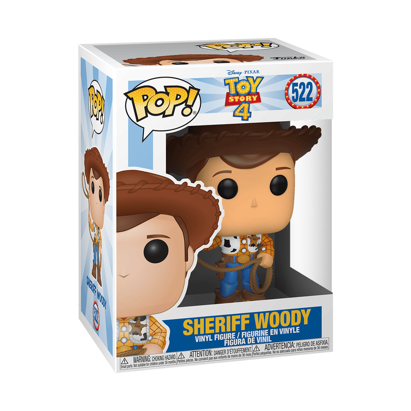 Funko Pop #522 Disney Toy Story 4 Sheriff Woody