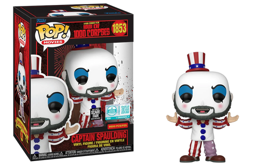 Funko Pop #1853 Captain Spaulding Scare Fair 2025 9500pc LE