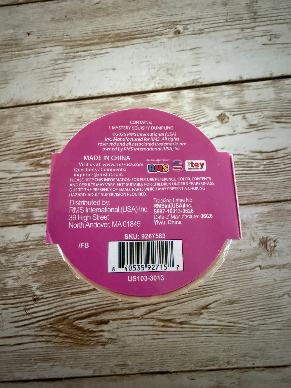 Mystery Dumpling Mini Pink Tie Dye