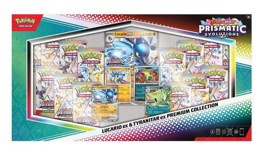 Pokemon Prismatic Lucario &Tyranitar PremiumCollection Box