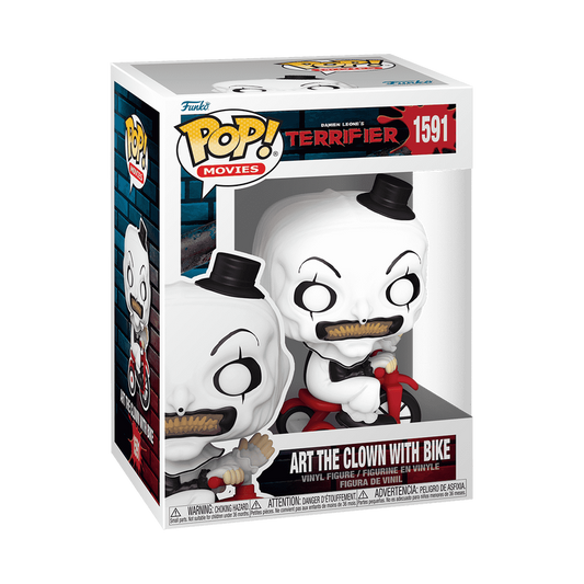 Funko Pop #1591 Horror Terrifier Art The Clown With Bike