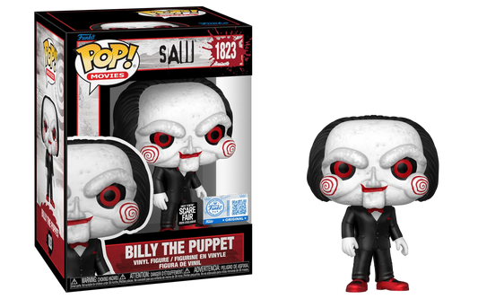 Funko Pop #1823 Saw Billy The Puppet Scare Fair 2025