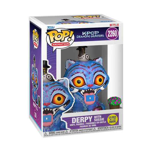 Funko Pop #2260 K-Pop Demon Hunters Derpy with Sussie (Glow)
