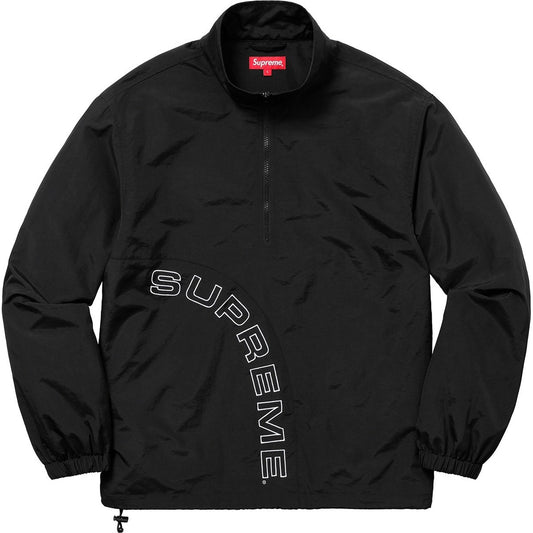 Supreme Corner Arc Half Zip Pullover Black