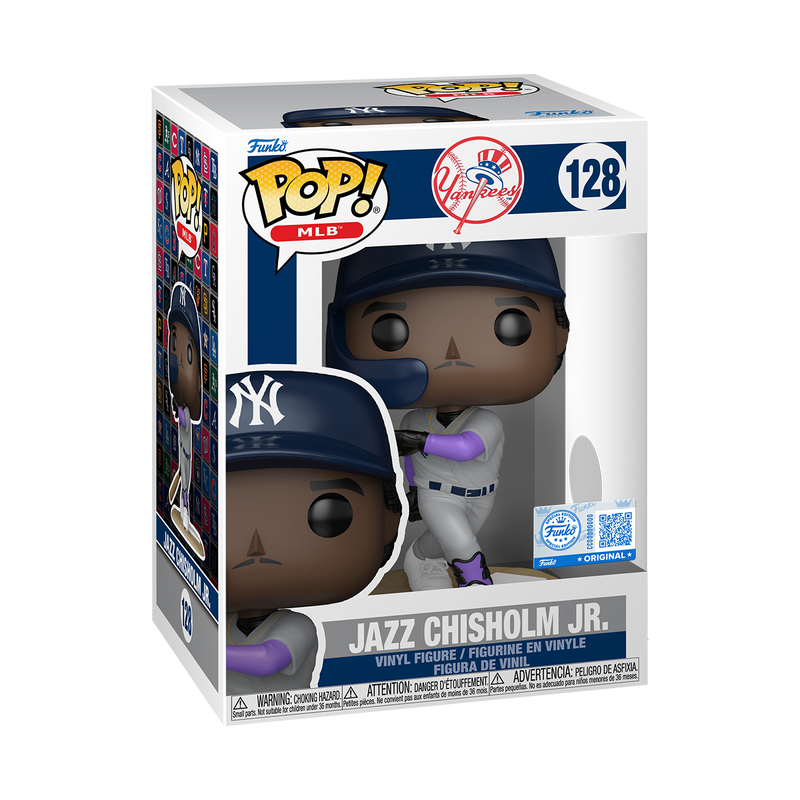 Funko Pop #128 MLB New York Yankees Jazz Chisholm Jr (Away Jersey)