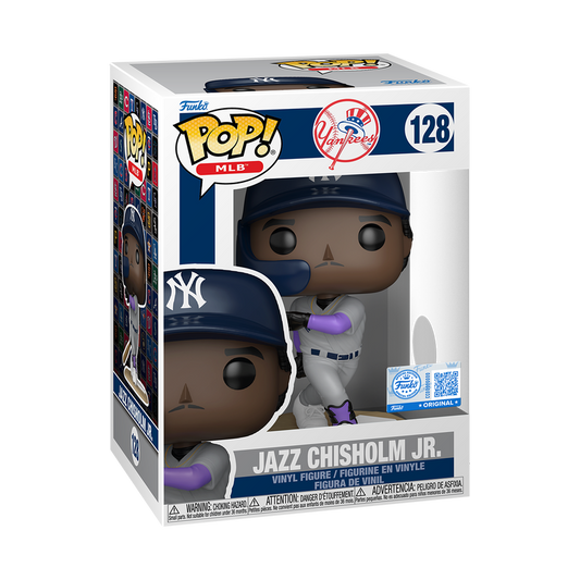 Funko Pop #128 MLB New York Yankees Jazz Chisholm Jr (Away Jersey)