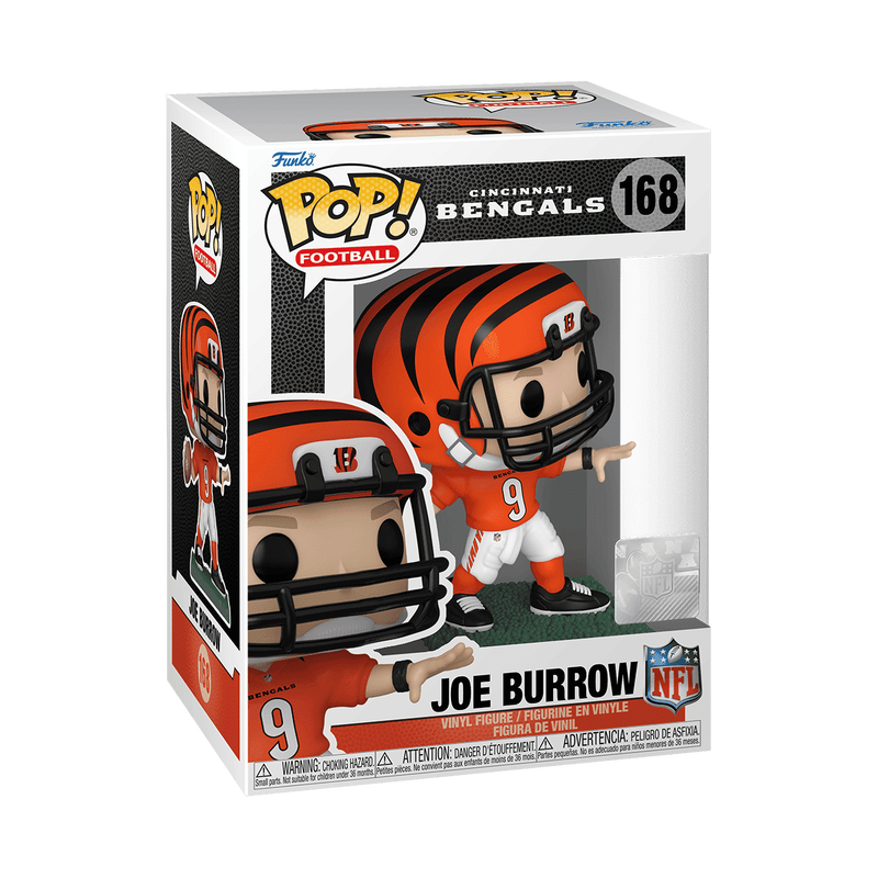 Funko Pop #168 NFL Cincinnati Bengals Joe Burrow (Home Uniform)