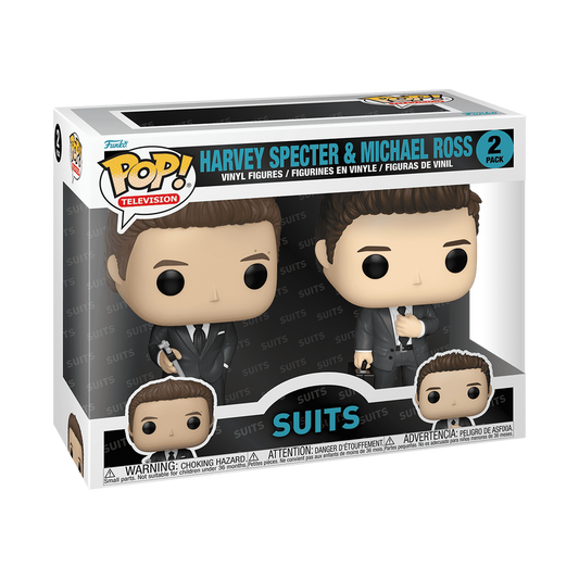 Funko Pop 2 Pack Suits Harvey Specter & Michael Ross